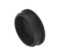 QUARKZMAN Bouchon de Trou Silicone à Verrouillage à Pression 1 Pcs 56.6mm de Diamètre Cache Trou Rond de Panneau Caoutchouc pour Cloisons Caoutchouc Cuisine, Bouchons d'Étanchéité, Noir