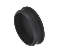 QUARKZMAN Bouchon de Trou Silicone à Verrouillage à Pression 1 Pcs 58.6mm de Diamètre Cache Trou Rond de Panneau Caoutchouc pour Cloisons Caoutchouc Cuisine, Bouchons d'Étanchéité, Noir