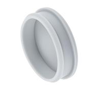 QUARKZMAN Bouchon de Trou Silicone à Verrouillage à Pression 1 Pcs 60.6mm de Diamètre Cache Trou Rond de Panneau Caoutchouc pour Cloisons Caoutchouc Cuisine, Bouchons d'Étanchéité, Gris