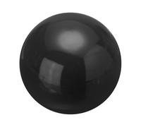 QUARKZMAN Boule de Décoration Gazing Globe 2,5 Pouces 63 mm Sphère Réfléchissante de Jardin Sphère Polie en Acier Inoxydable sans Soudure, Boule Creuse Lisse, Globe Miroir, Noir Brillant