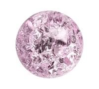 QUARKZMAN Boule Sphère Cristal Ronde, 50mm / 2" Verre Solide Décoration Sphère Boule Cristal Pour Décoration Maison Ornement Cadeau Artisanat Feng Shui Divination Prédiction Fontaine