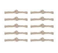 QUARKZMAN Boutons De Nœud Chinois À Coudre, 10 Paires De Fermoirs À Coudre Pour DIY Cheongsam Tang Suit Manteaux Costumes De Mariage Tenue (Gris)