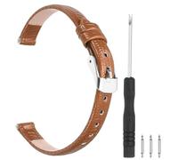 QUARKZMAN Bracelet De Montre 8mm De Largeur En Cuir PU À Libération Rapide Bracelets De Montre Souples Motif Grain De Lézard Avec Boucle En Acier Inoxydable Argent Et Barrette Pour Hommes