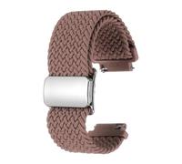 QUARKZMAN Bracelet De Monture En Nylon 18mm Bracelets De Remplacement À Libération Rapide Pour Hommes Et Femmes Avec Boucle Magnétique, Violet Foncé
