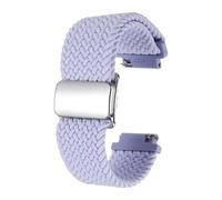 QUARKZMAN Bracelet De Monture En Nylon 18mm Bracelets De Remplacement À Libération Rapide Pour Hommes Et Femmes Avec Boucle Magnétique, Violet Clair