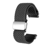 QUARKZMAN Bracelet De Monture En Nylon 22mm Bracelets De Remplacement À Libération Rapide Pour Hommes Et Femmes Avec Boucle Magnétique, Gris