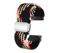 QUARKZMAN Bracelet De Monture En Nylon 22mm Bracelets De Remplacement À Libération Rapide Pour Hommes Et Femmes Avec Boucle Magnétique, Couleurs-Noires
