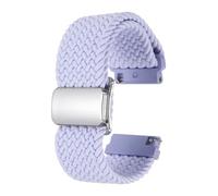 QUARKZMAN Bracelet De Monture En Nylon 22mm Bracelets De Remplacement À Libération Rapide Pour Hommes Femmes Avec Boucle Magnétique, Lilas Clair