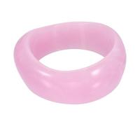 QUARKZMAN Bracelets En Acrylique Épais Pour Femmes, Bracelets Manchette Colorés Large Géométrique Épais Superposable Bracelet En Acétate Bijoux Tendance Irrégulier Cadeau, Pink