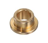 QUARKZMAN Bride Roulement Manchon 12mm Alésage 18mm OD 12mm Longueur 3mm Bride Épaisseur Bronze Douille Autolubrifiant Douilles pour Industriel Equipement