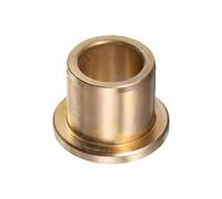 QUARKZMAN Bride Roulement Manchon 15mm Alésage 21mm OD 20mm Longueur 3mm Bride Épaisseur Bronze Douille Autolubrifiant Douilles pour Industriel Equipement