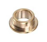 QUARKZMAN Bride Roulement Manchon 16mm Alésage 22mm OD 12mm Longueur 3mm Bride Épaisseur Bronze Douille Autolubrifiant Douilles pour Industriel Equipements