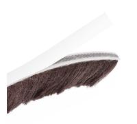 QUARKZMAN Brosse D'Isolation Météorologique, 65Ft L X 0,35" L X 0,91" H Joint D'Étanchéité Auto-Adhésif Balai Météorologique Balai Marron pour Porte Fenêtre