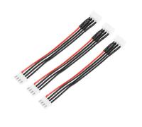 QUARKZMAN Câble de Rallonge de Connecteur de Prise d'Équilibrage de Batterie 3S pour Voitures RC, Avions Télécommandés - Lot de 3
