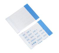 QUARKZMAN Câble Plat Flexible, 30mm Pas De 1mm 20 Broches FPC FFC Câble Ruban Flexible Pour LCD TV Autoradio Lecteur DVD 10Pcs (Type B)