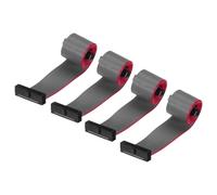 QUARKZMAN Câble Ruban Plat IDC 20 Broches, Connecteur FC à FC avec Pas de 1,27 mm, Longueur de 20 cm, Fil de Liaison Gris pour Ordinateur, Affichage Led, Dvd, 4 Pièces