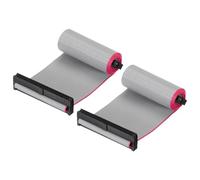 QUARKZMAN Câble Ruban Plat IDC 44 Broches, Connecteur FC à FC, Pas de 2,0 mm, Longueur de 30 cm, Fil de Liaison Gris pour Ordinateur, Affichage Led, Dvd, 2 Pièces