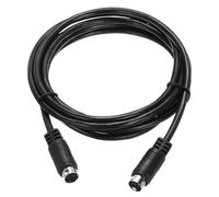 QUARKZMAN Câble S-Vidéo 6.6ft, Câble Mini DIN 9 Broches S-Vidéo Mâle à Mâle Connecteur Doré Transfert Pour TV Récepteur Moniteur S-VHS Magnétoscope DVD