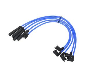 QUARKZMAN Câbles d'Allumage pour Suzuki 413 86-90 - Lot de 5 Pièces | Couleur: Bleu, Matériau: Silicone, Nickel, 3370060A20, Résout Les Ratés Du Moteur, Améliore L'Efficacité De Combustion