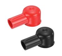 QUARKZMAN Cache Borne De Batterie, 2 Pcs Protecteur De Borne De Batterie Cache Camion Cache Pôles Positif Négatif Capuchons D'Étrier L12-22-46mm pour Accessoires Marine