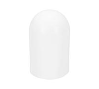 QUARKZMAN Cache- Diffuseur, 44.5mm DI x 74mm Hauteur Bouchons Extrémité Souples en Silicone, Protège-Filetage pour Torches LED 46-49mm Meubles Tubes Boulons, Blanc
