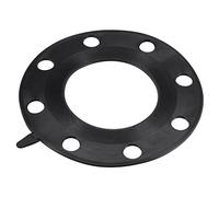 QUARKZMAN Caoutchouc Bride Joint Pleine Face pour 4 Pouces DN100 Tuyau 8 Boulon Trous Noir Plat Rondelle Paquet de 2