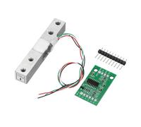 QUARKZMAN Capteur De Poids À Cellule De Charge Numérique 10KG + Module HX711 Capteur De Pesage 24 Bits Précision A/D Double Canal 20x33mm Pour Kit Balance De Cuisine Électronique Portable