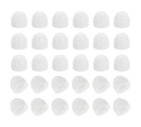 QUARKZMAN Capuchon De Protection Pour Écrous, 30Pcs M16x23x26mm - Capuchon Hexagonal En Plastique Pour Vis, Couvres-Tête Hexagonaux En Forme De Dôme, Capuchons Décoratifs Étanches (Blanc)