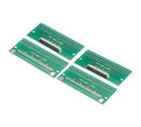 QUARKZMAN Carte de transformation FPC FFC PCB 50P 0,5 mm Côté Prise, 1,0 mm Côté Arrière, Vers DIP 2,54 mm pour Écran LCD Imprimante 3D Caméra DVD Télévision Ordinateur Portable - Lot de 4