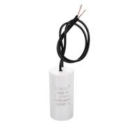 QUARKZMAN CBB60 Condensateur 3uF 450V 2 Fils Condensateur de Démarrage pour Compresseur d'Air Électrique Lave-Linge, Réfrigérateur, Climatiseur, Blanc