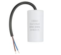 QUARKZMAN CBB60 Condensateur De Fonctionnement 18uf 450V AC 2 Fils 50/60Hz Cylindrique 73x37mm Blanc Pour Air Compressor Water Pump Motor