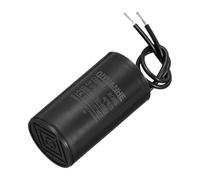 QUARKZMAN CBB60 Condensateur De Marche 3uF 450V AC 2 Fils 50/60Hz Condensateur Cylindrique Pour Moteur 34x60mm Pour Compresseur D'Air Pompe A Eau, Noir
