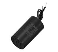 QUARKZMAN CBB60 Condensateur De Marche 6uF 450V AC 2 Fils 50/60Hz Condensateur Cylindrique Pour Moteur 34x60mm Pour Compresseur D'Air Pompe A Eau, Noir