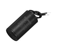 QUARKZMAN CBB60 Condensateur De Marche 8uF 450V AC 2 Fils 50/60Hz Condensateur Cylindrique Pour Moteur 34x60mm Pour Compresseur D'Air Pompe A Eau, Noir