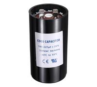 QUARKZMAN CD60 Capaciteur 189-227 UF/Mfd, 330 VAC CD60 Capaciteur De Démarrage Moteur 50/60 Hz Pour Moteur De Ventilateur Électrique Démarrage Pompe À Eau, Noir