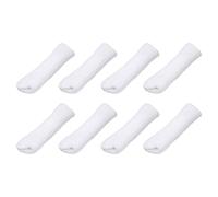 QUARKZMAN Chaise Pied Chaussettes Sol Protections, 8pcs - Tricot Meuble Chaussette, Table Pieds Protecteurs pour Parquet Planchers(Blanc)