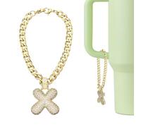 QUARKZMAN Charme Lettre Pour Stanley Tumbler Cup Charme Initial