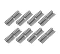QUARKZMAN Charnières Démontables Soudables, 8 Pièces 4-5/7" x 1-1/2" Charnières En Acier À Souder Pour Portail À Goupille Amovible, Charnières Détachables Pour Porte Battante En Métal Pour