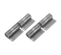 QUARKZMAN Charnières Soudables Amovibles, Pack De 2 3-1/7" x 1" Charnières En Acier Pour Portail À Épingle Amovible, Charnières Détachables Pour Porte Battante En Métal Rampe De Remorque