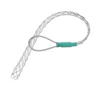QUARKZMAN Chaussette de Traction de Câble, Grip en Maille Métallique de 1,2 Pieds pour Câble de 12-15mm/0,47-0,59", Grip en Acier Galvanisé à Tête Unique Anti-Dérapant, Argent