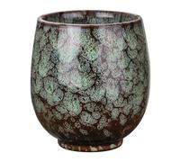 QUARKZMAN Chinese Ceramic Teacup 5.41oz Traditional Gong Fu Tea Set Japanese No Handle Small Tea Cup pour Mate Tea Coffee Wine Drinks, Indigo