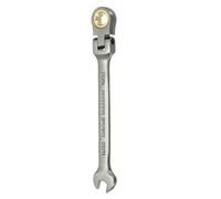 QUARKZMAN liquet À Tête Flexible 11/32" SAE ombinée À Cliquet | 72 Dents liquet Avec Embout 12 Points Pour Réparations Automobiles Projets Domestiques, Acier Chrome Vanadium
