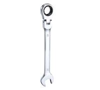QUARKZMAN liquet à Tête Pivotante 21mm 180° Tête Rotative ombinée Métrique à Cliquet 72 Dents Acier Chrome Vanadium pour Fixations Écrou Boulon