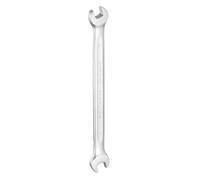 QUARKZMAN ouble Ouverture 6mm x 7mm Métrique Clé Plate Argent | Petite Clé À Tête Plate Nickelée, Pour Réparation Automobile Assemblage De Meubles, Angle Incliné À 15 Degrés