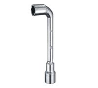 QUARKZMAN Clé à Douille Hexagonale en Forme de L 15mm Acier 45# Double Extrémité Métrique 6 Points pour Réparation Générale, Plomberie, Entretien de Vélo et Voiture