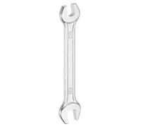 QUARKZMAN ourche Double 6mm x 8mm Métrique Clé Plate à Angle Décalé 15 Degrés, Petite Clé Plate Galvanisée, pour Réparation Automobile, Assemblage de Meubles