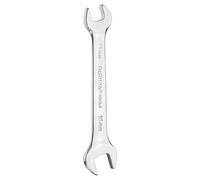 QUARKZMAN Clé Double À Ouverture 13mm x 16mm Métrique Angle Offset 15 Degrés Petite Clé À Tête Plate Polie Miroir À Douille Ouverte Pour Réparation Automobile Assemblage Meubles