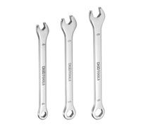 QUARKZMAN Clé Plate Jeu De Clés Mixtes Fines 4/5/6mm À Décalage Avec Embout 6 Points Et Extrémité Ouverte Inclinée À 15° Clé Mixte Miniature Acier Inoxydable 30Cr13 Pour Réparations Auto