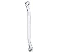 QUARKZMAN Clés Polygonales Double Coudée à 45 Degrés 10mm x 11mm 12 Points Métrique Clé à Œil Cr-V Clé Torx Longue en Acier Chrome Vanadium pour Réparation Automobile et Domestique