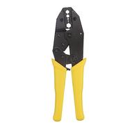 QUARKZMAN Cliquet Sertisseur Pince Outil pour Sertissage RG58 RG59 RG62 RG6 .255" .213" .100" .068" .324" Coaxial Câble BNC Connecteur, Jaune